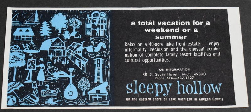 Sleepy Hollow Resort - Vintage Ad